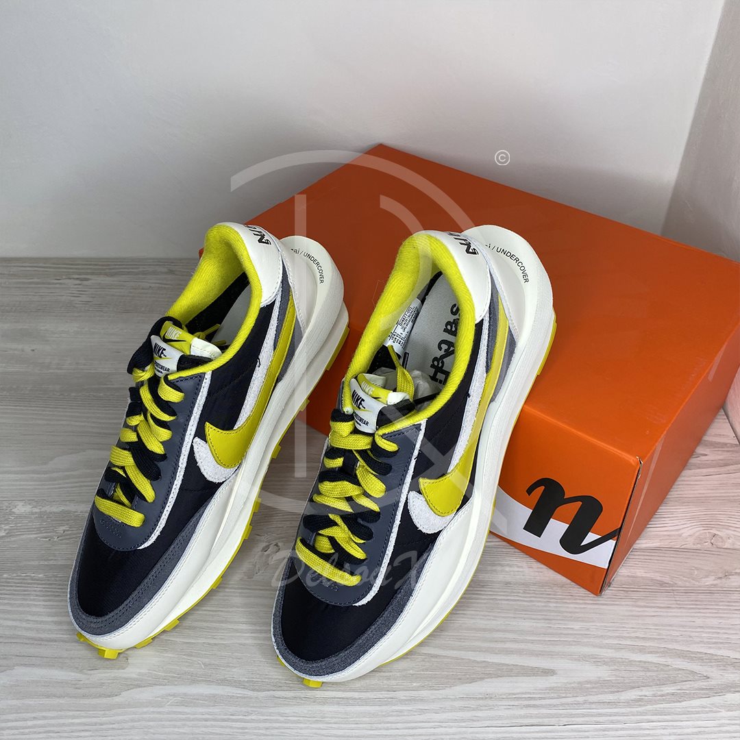 Nike Waffle LD X Sacai X Undercover 'Bright Citron' (43) 🔅
