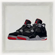 Nike Sneakers, Air Jordan 4 Retro 'Bred' (2019) 🍉