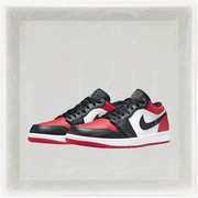 Nike Sneakers, Jordan 1 Low 'Bred Toe' 🏃🏽‍♂️