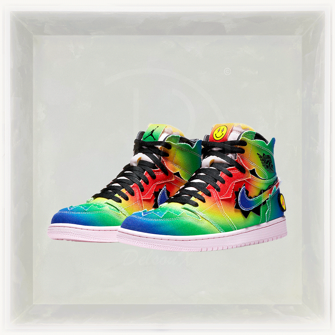 Nike Sneakers, Air Jordan 1 Retro High ‘J. Balvin’  🌈