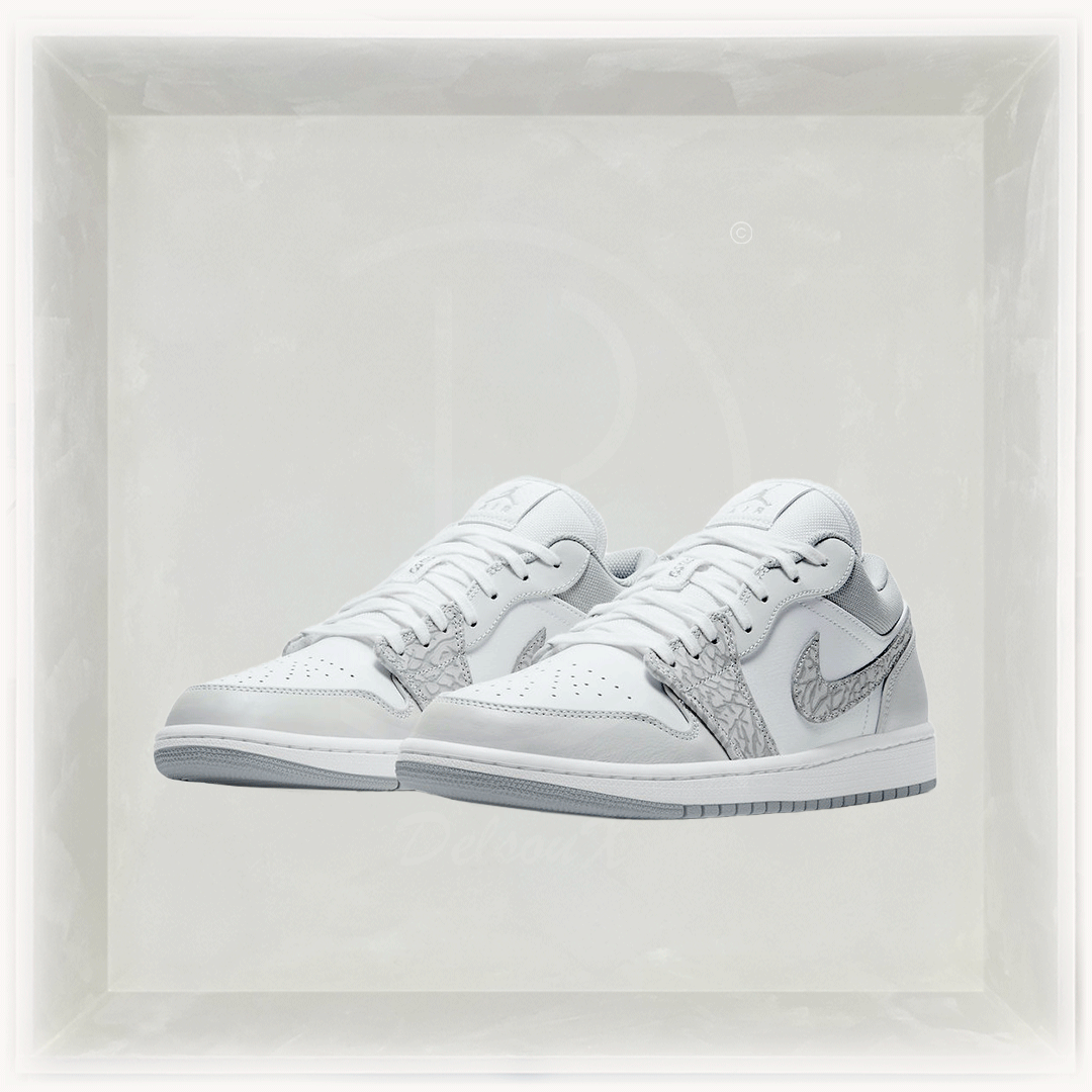 Nike Sneakers, Jordan 1 Low PRM 'Smoke Grey Elephant' ⛓