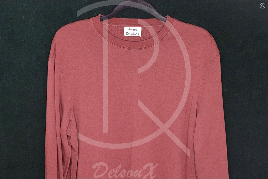 Acne Studios Sweatshirt Crewneck ‘Bordeaux’ (S) 🐙