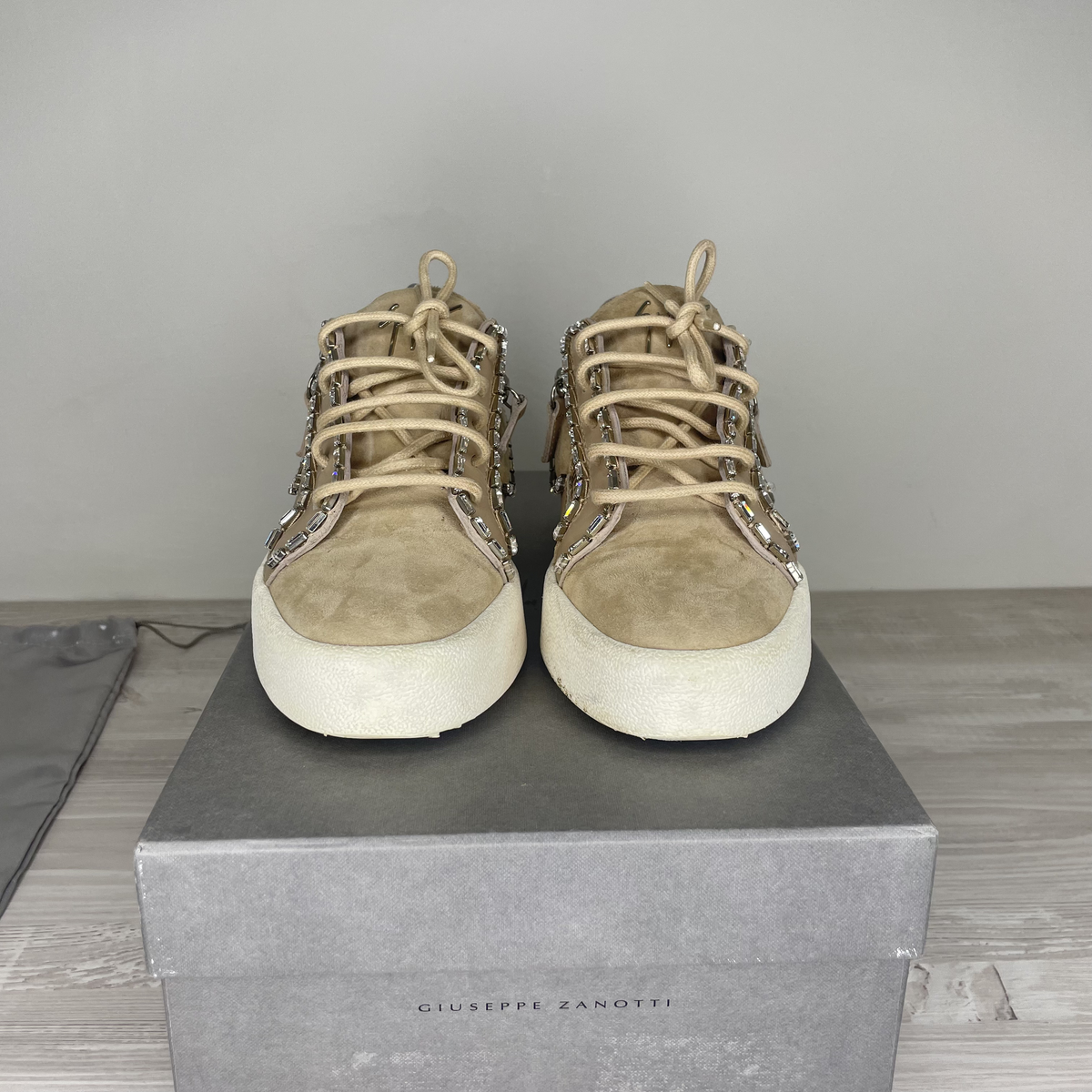Giuseppe Zanotti Sneakers, 'Diamond Case' Frankie Women's (38) 🎉