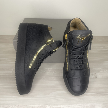Giuseppe Zanotti Sneakers, London Double Zip Mid 'Black' (41)