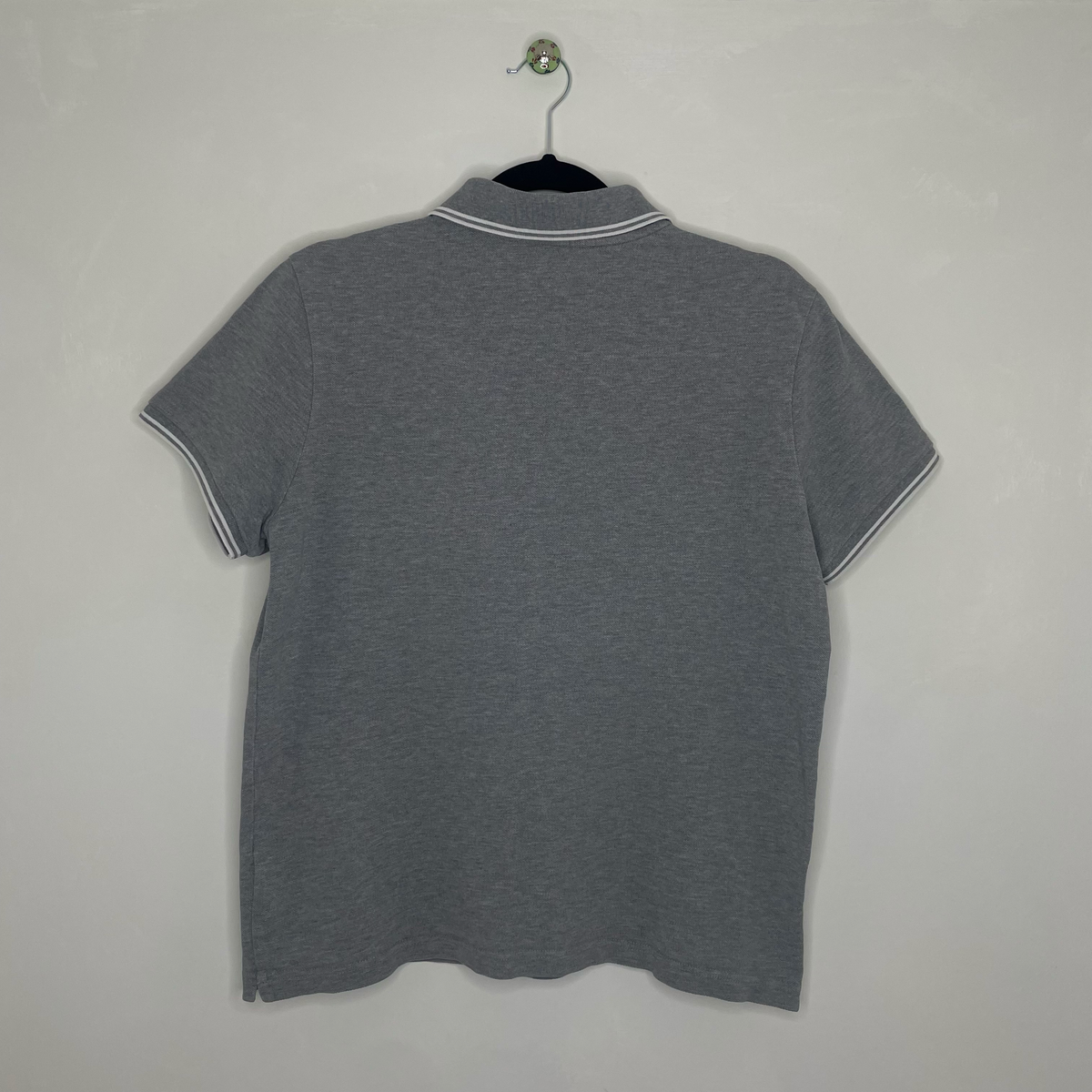 Moncler Polo, Herre 'Maglia Polo Manica Corta' Grå (M)