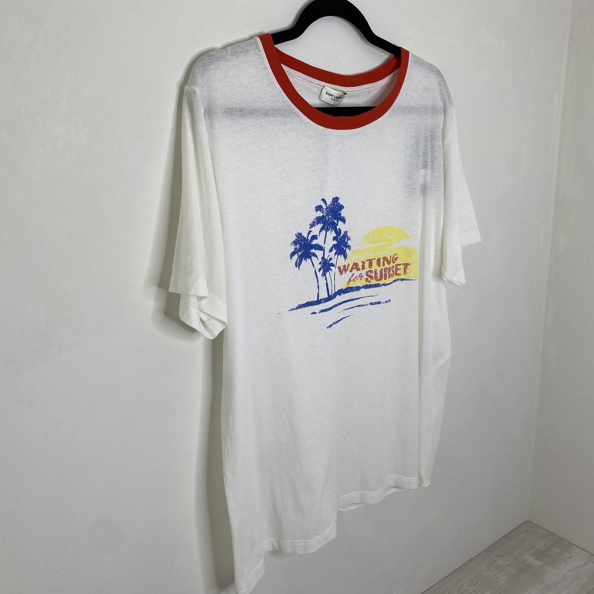 Saint Laurent T-Shirt, 'Waiting For Sunset' T-Shirt (L)
