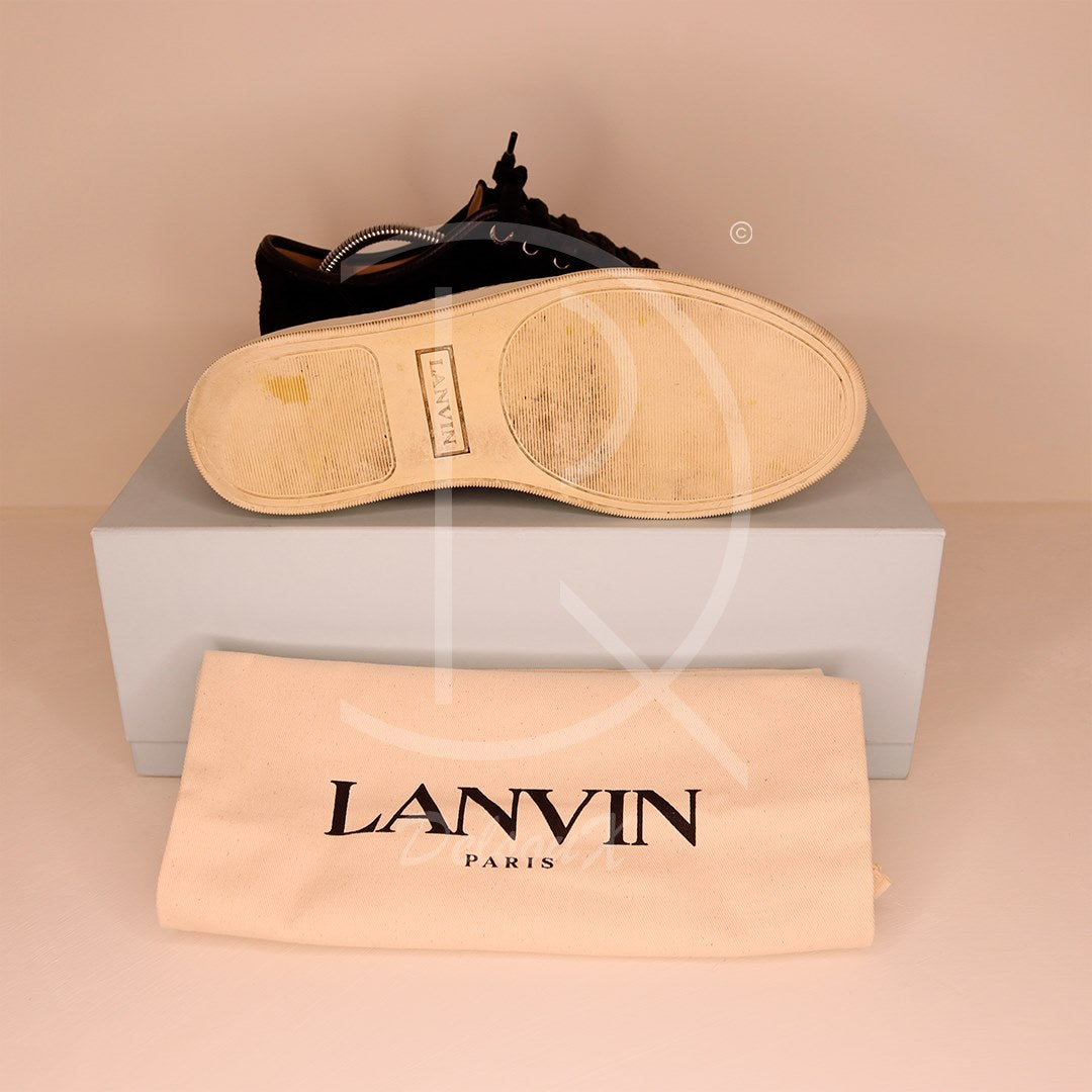 Lanvin 'Black Suede' Mat Toe (41) 🌻