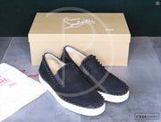 Christian Louboutin 'Black Suede' Pik Boat (43) 😁