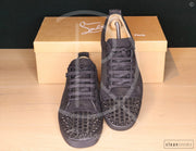 Christian Louboutin 'Black Suede' Junior Spikes (43.5) 🥷🏼