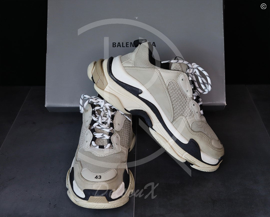 Balenciaga 'Multi Beige' Tripple S (43) 👻