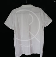 Moncler 'White Manica Corta' Maglia Polo (L) 😎
