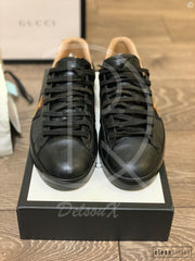 Gucci Ace Bee ’Black Leather’ (44) 🌤