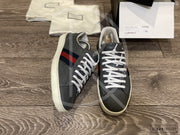 Gucci Ace 'Grey Signature' Leather (43.5) 🌚