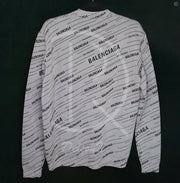 Balenciaga Logo Sweater ‘Grey’ (S) 🦭