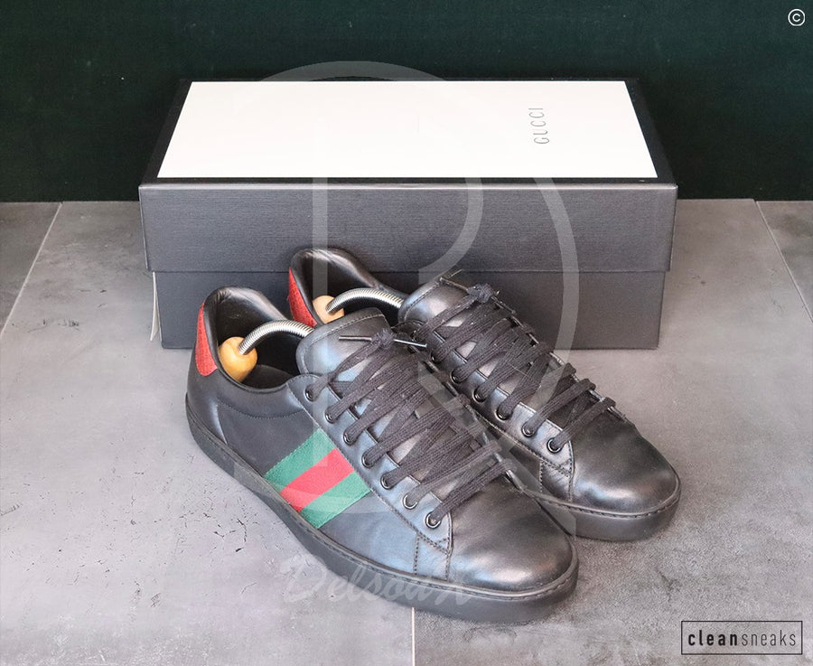 Gucci Ace ’Black Leather’ (45.5) 😁