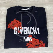 Givenchy Paris 'Red Bee' Sort Herre Sweatshirt (M) 🏴‍☠️