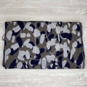 Lanvin Unisex 'Brun Camouflage' Uld Halstørklæde (One Size) 🦬