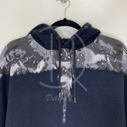 Marcelo Burlon Black Hoodie 'Camo Wings' (M) 🦋