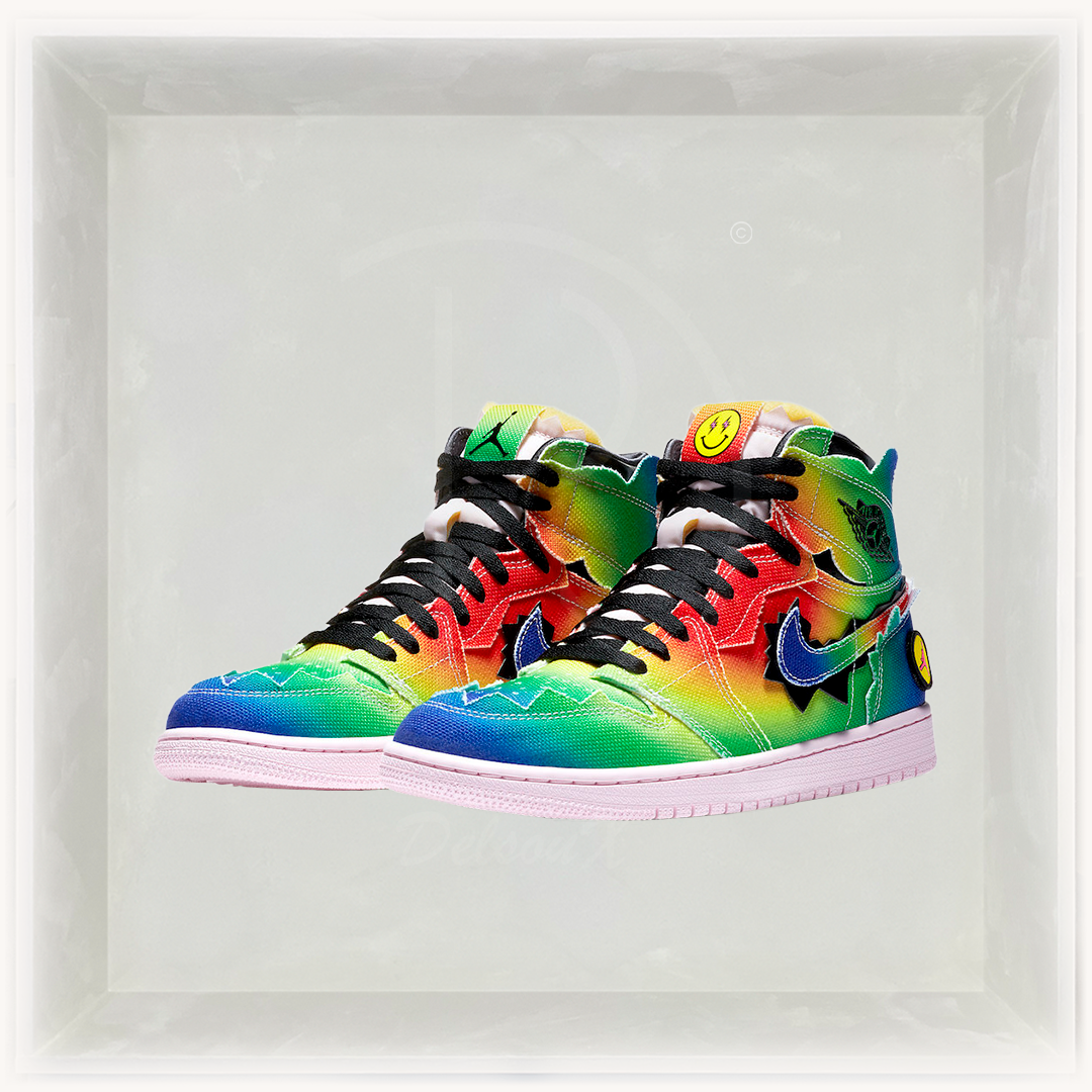 Nike Sneakers, Air Jordan 1 Retro High ‘J. Balvin’  🌈