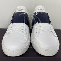 Valentino Garvani 'Navy Stripe' Calfskin Open Herre Sneakers (43) 🏎