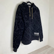 Versace Jeans Couture Hoodie, 'Two Side' Velour Herre Hættetrøje (M) 🕶