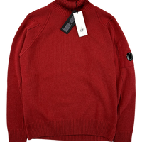 C.P. Company TurtleNeck, Herre Lambswool 'Rød' (Large / 50)