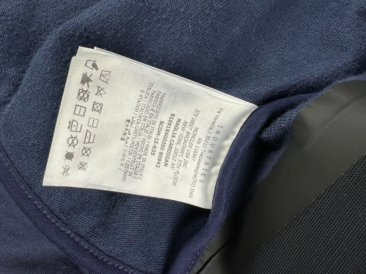 Moncler Cardigan, Herre 'Mørke Blå' (Small)