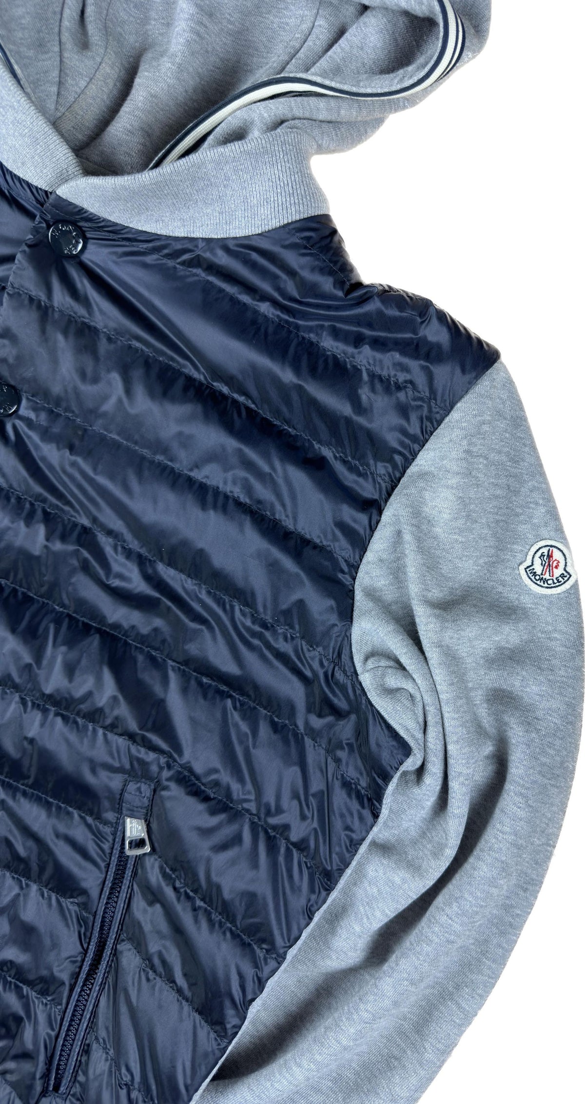 Moncler Cardigan, Herre 'Blå' Maglia (Small)