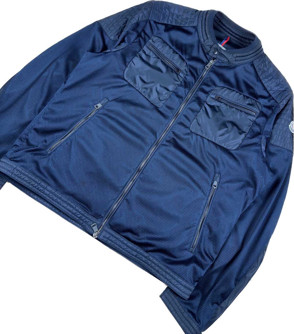 Moncler Jakke, Herre 'Navy / Mørke Blå' Fabrice (M6 / X-Large)