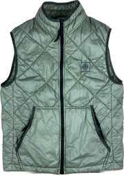 Stone Island Vest, Herre 'Gron' Garment Dyed (M)