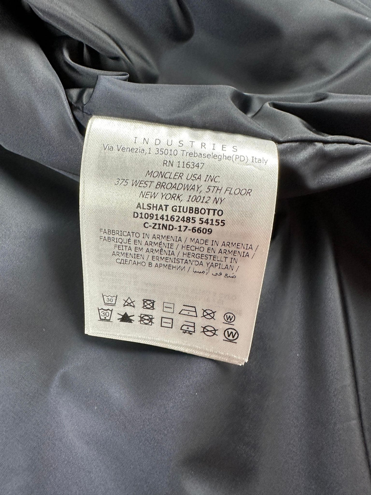 Moncler VindJakke, Herre 'Navy / Mørke Blå' Alshat (M3 / Large)