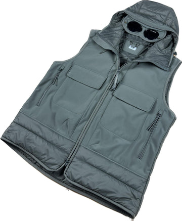 C.P. Company Vest, Herre SHell-R 'Army Grøn' (X-Large / 52)