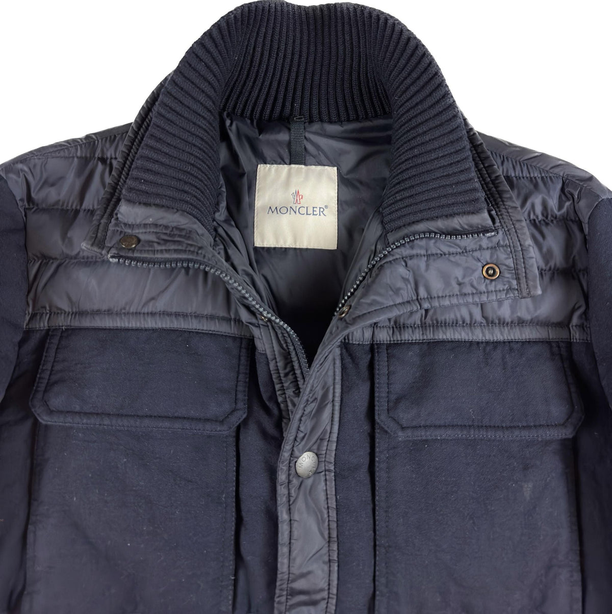 Moncler Jakke, Herre 'Navy / Mørke Blå' Albi (M3 / Medium)