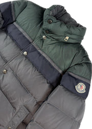 Moncler VinterJakke, Herre 'Grøn / Navy Blå / Grå' Goya (M0 / XX-Small)