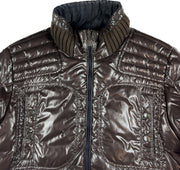 Moncler Jakke, Herre 'Brun & Mørke Blå' Bastille Reversible (M4)