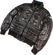 Moncler Jakke, Herre 'Brun & Mørke Blå' Bastille Reversible (M4)