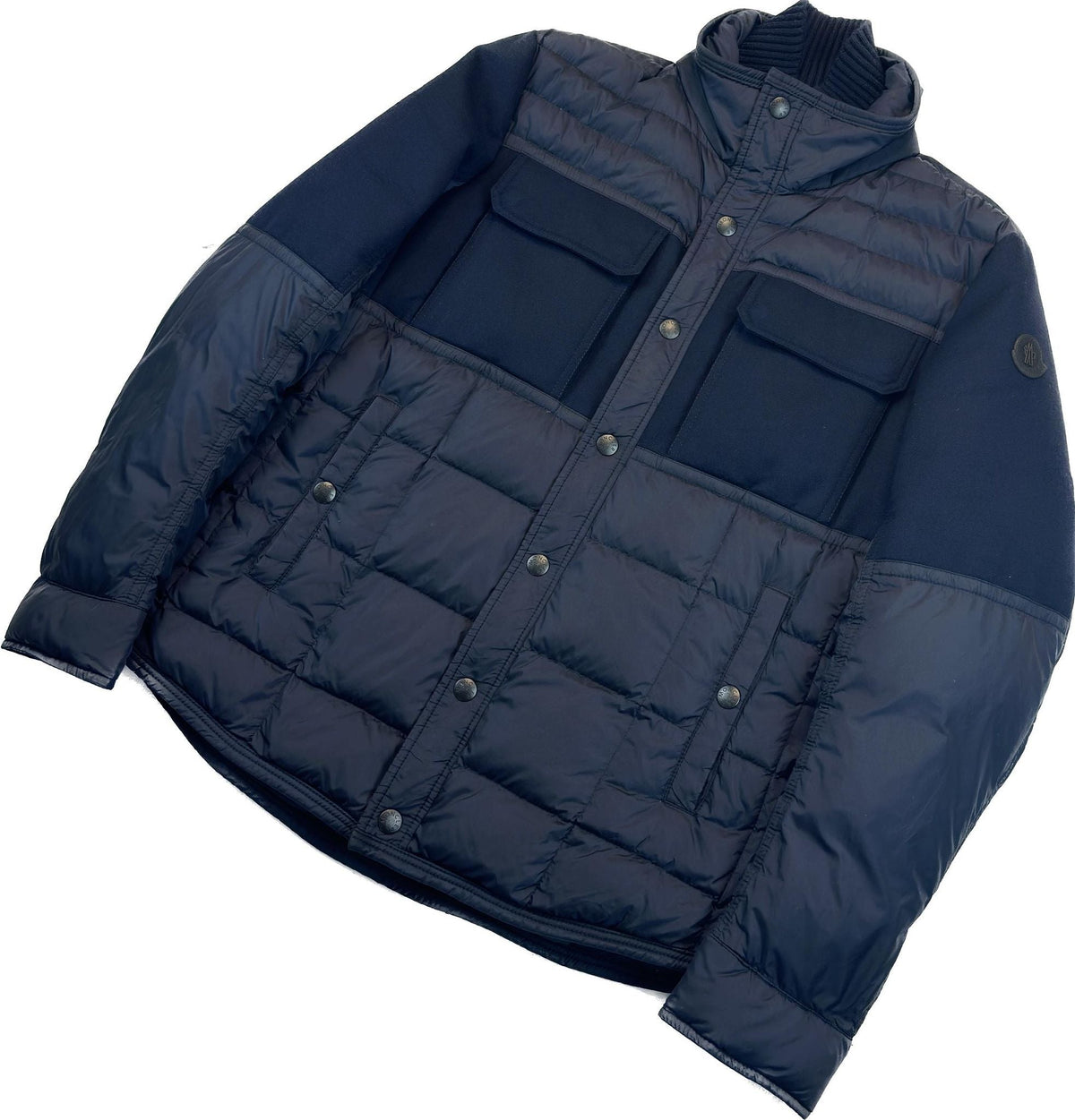 Moncler VinterJakke, Herre 'Navy / Mørke Blå' Albi (M3 / Medium)