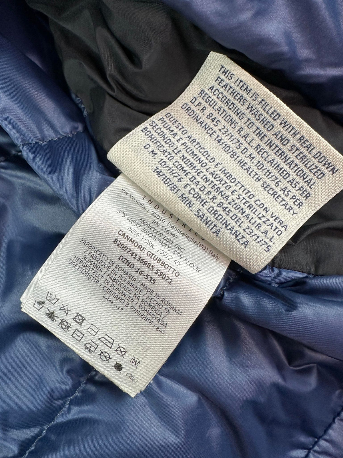 Moncler Jakke, Herre 'Grå' Grenoble Canmore (M2 / Medium)
