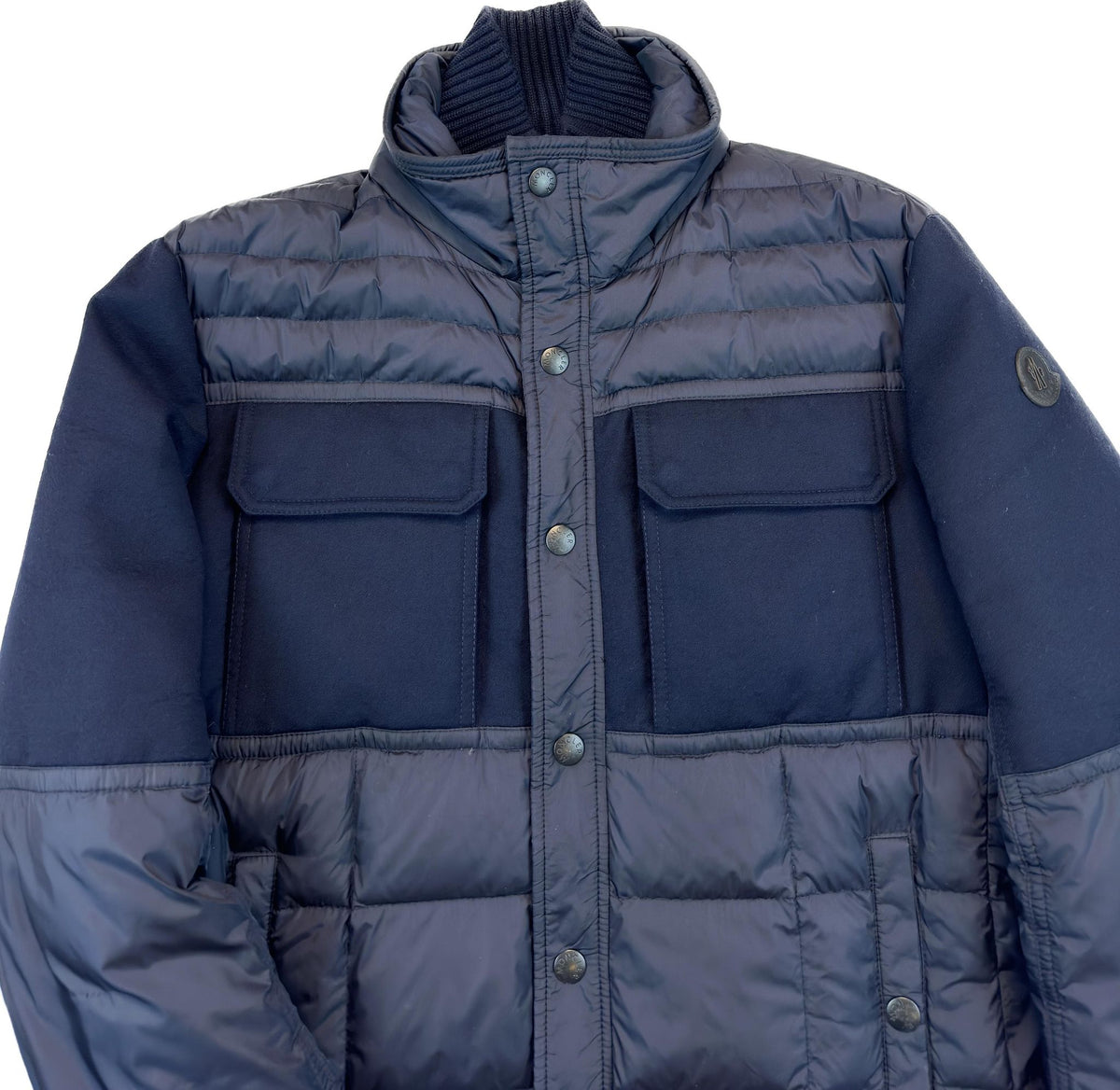 Moncler VinterJakke, Herre 'Navy / Mørke Blå' Albi (M3 / Medium)