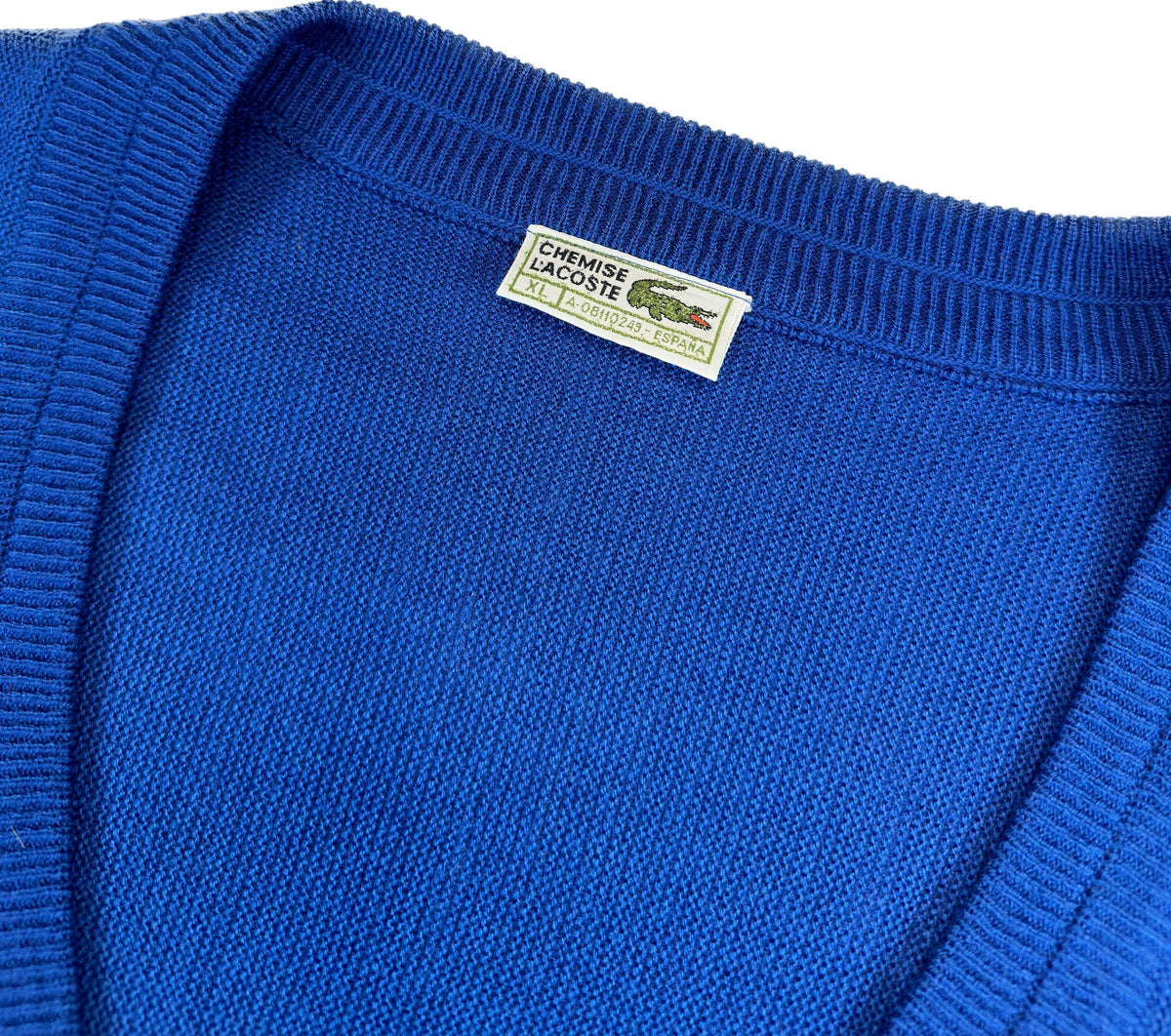 Lacoste Vintage Sweater, Herre 'Blå' (XX-Large) 🧞‍♂️