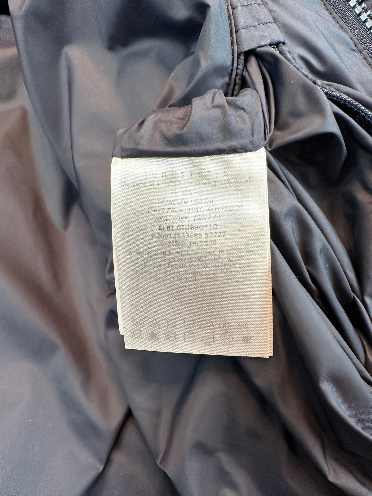 Moncler VinterJakke, Herre 'Navy / Mørke Blå' Albi (M3 / Medium)