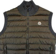 Moncler Vest, Herre 'Army Grøn' Gilet (Medium)