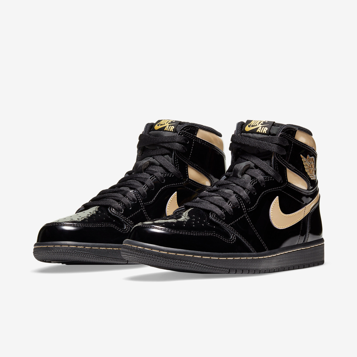 Nike Sneakers, Jordan 1 Retro High ‘Black Metallic Gold’ (2020)