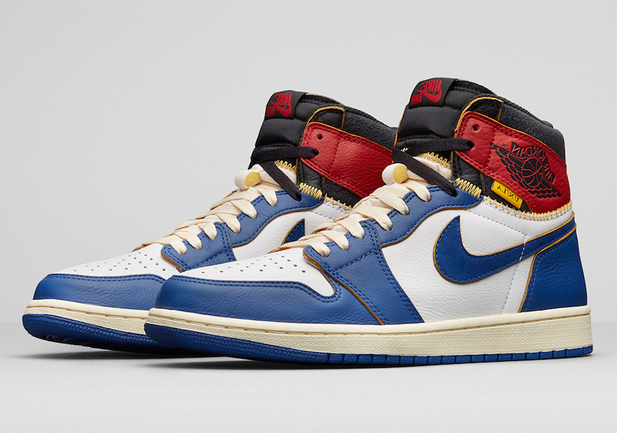 Nike Sneakers, Jordan 1 Retro High ‘Union Los Angeles Blue Toe’