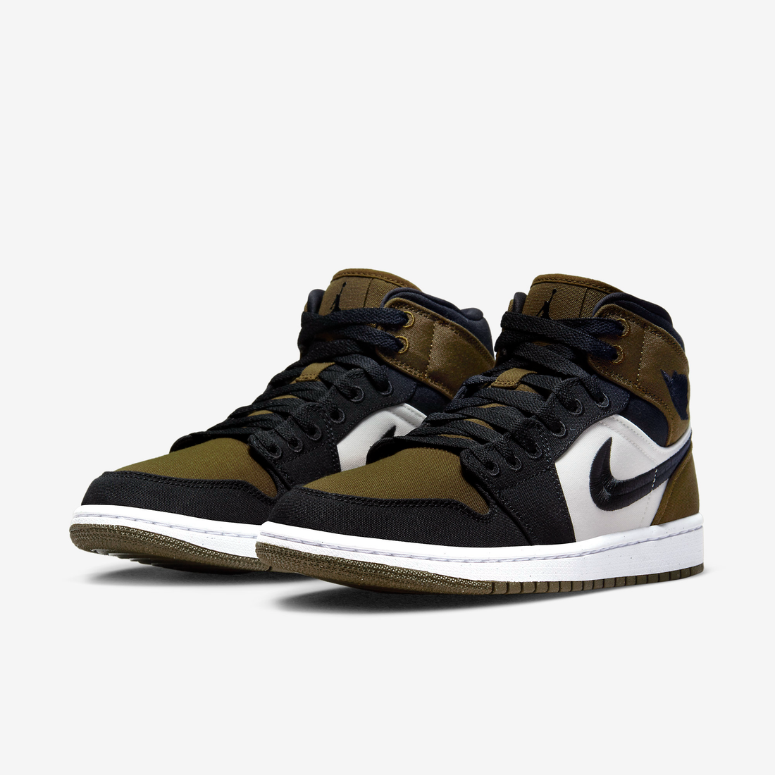 Nike Sneakers, Jordan 1 Mid ‘Olive Toe’ (W)