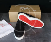Christian Louboutin 'Black Suede' Pik Boat (42.5) 🏰