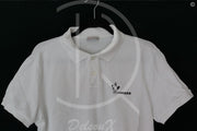 Moncler 'White Manica Corta' Maglia Polo (L) 😎