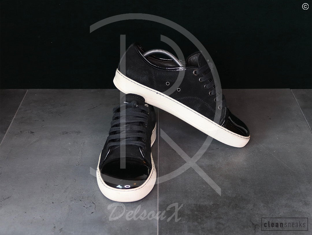 Lanvin 'Black Suede' Lak Toe (40) 🤠