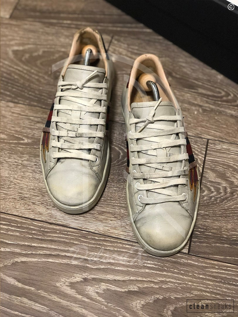 Gucci Ace “Flame” (G8.5 / 42.5) 👟