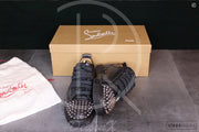 Christian Louboutin 'Gun Metal' Junior Spikes (41) ♠️